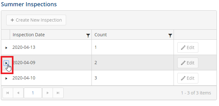 examine individual inspection data